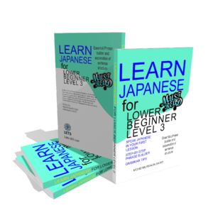 Bilingual Japanese Phrase and speaking book level 3