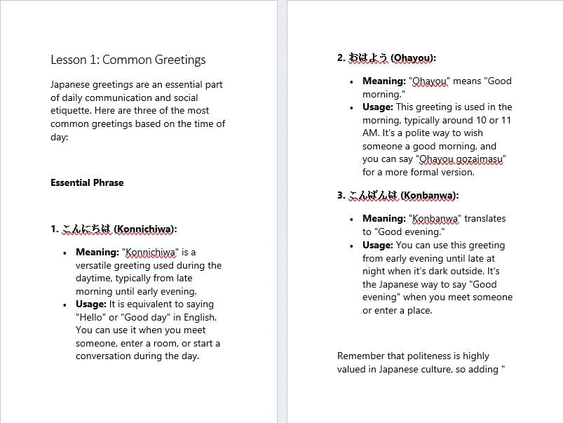 Bilingual Japanese Phrase and speaking book level 1 - Image 3