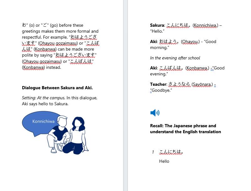 Bilingual Japanese Phrase and speaking book level 1 - Image 4