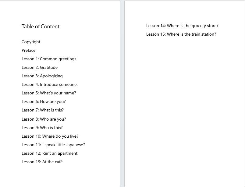 Bilingual Japanese Phrase and speaking book level 1 - Image 2